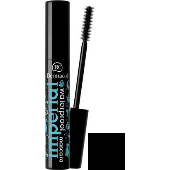 Dermacol Imperial Extra Long Lash vodeodolná riasenka odtieň čierna 12 ml