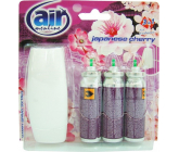 Air Menline Japanese Cherry Happy Osviežovač vzduchu komplet + náplne 3 x 15 ml sprej