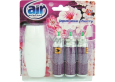 Air menłinu Japanese Cherry Happy Osviežovač vzduchu komplet + náplne 3 x 15 ml sprej