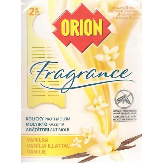 Orion Fragrance Vanilka závesné kolíčky proti moliam 2 kusy