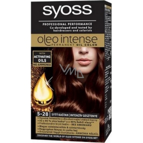 Syoss Oleo Intense Color farba na vlasy bez amoniaku 5-28 Sýty gaštan
