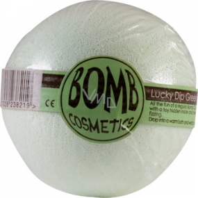 Bomb Cosmetics Zelený - Lucky Dip Green Šumivý balistik do kúpeľa s prekvapením pre deti 160 g