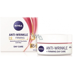 Nivea Anti-Wrinkle + Firming 45+ Spevňujúci denný krém proti vráskam 50 ml