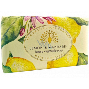 English Soap Citron & Mandarinka prírodné parfumované mydlo s bambuckým maslom 190 g