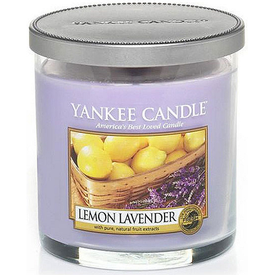 Yankee Candle Lemon Lavender - Citrón a levanduľa vonná sviečka Décor malá 198 g