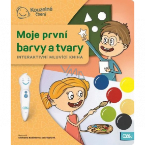 Albi Kúzelné čítanie interaktívna hovoriaca kniha Moje prvé farby a tvary, vek 3+