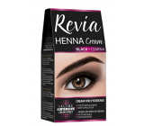 REVIO Henna farba na obočie, krém 15 ml + aktivátor 15 ml, 01 Black