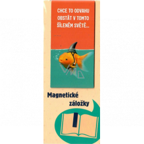 Albi Magnetická záložka do knižky Rybka s žraločia plutiev 8,7 x 4,4 cm