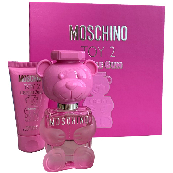 Moschino Toy 2 Bubble Gum toaletná voda pre ženy 30 ml + telové mlieko 50 ml, darčeková sada pre ženy