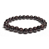 Granátový náramok elastický prírodný kameň, guľôčka 8 mm / 16 - 17 cm, kameň ohňa, lásky