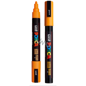 Posca Univerzálny akrylový popisovač 1,8 - 2,5 mm jasne žltý (oranžový) PC-5M