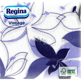 Regina Vintage papierové obrúsky 1 vrstva 33 x 33 cm 45 kusov Fialová