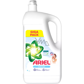 Ariel Sensitive Skin tekutý prací gél na jemnú a detskú bielizeň 100 dávok 5 l
