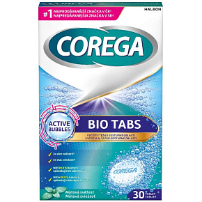 Corega čistiace tablety Bio Tabs, 30 ks