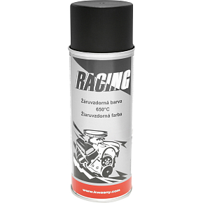 Auto-K Racing žáruvzdorná farba 650 °C, čierna, 400 ml