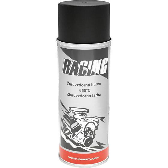 Auto-K Racing žáruvzdorná farba 650 °C, čierna, 400 ml