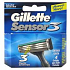 Gillette Sensor 3 náhradné hlavice pre mužov 4 kusy