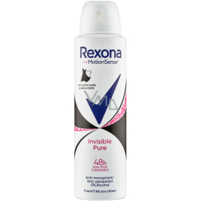 Rexona Invisible Pure antiperspirant deodorant sprej pre ženy 150 ml