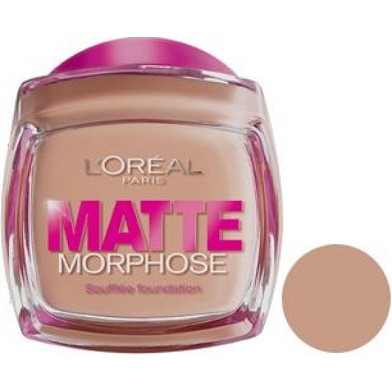 Loreal Paris Matte MorphOS Soufflé Foundation make-up 180 Rosy Sand 20 ml