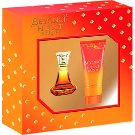 Beyoncé Heat Rush toaletná voda 30 ml + telové mlieko 75 ml + sprchový gél 75 ml, darčeková sada