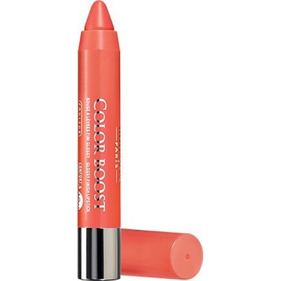 Bourjois Color Boost Glossy Finish Lipstick hydratačný rúž 03 Orange Punch 2,75 g