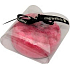 Fragrant Shoes Glycerínové mydlo masážne s hubou naplnenou vôňou parfumu Jimmy Choo Identity vo farbe ružovobiele 200 g