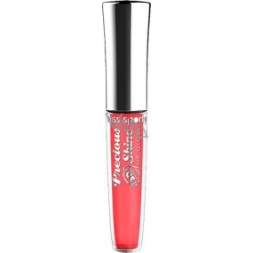 Miss Sporty Precious Shine 3D Lip Gloss lesk na pery 310 Gorgeous Mandarin 7,4 ml