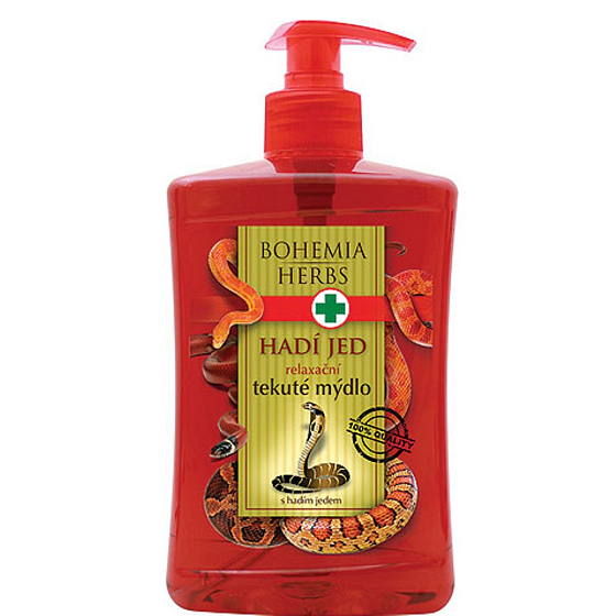 Bohemia Gifts Hadí jed tekuté mydlo so syntetickým hadím jedom 500 ml