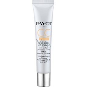 Payot Uni Skin CC Cream SPF30 zjednocujúci tónovací a zdokonaľujúce krém 40 ml