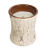 WoodWick Fireside - Oheň v krbe vonná sviečka s dreveným knôtom a viečkom sklo malá 85 g