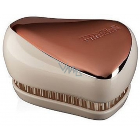 Tangle Teezer Compact Profesionálna kompaktná kefa na vlasy, Rose zlaté Ivory - Bronzový