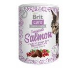 Brit Care Cat Snack Chrumkavý lososový maškrtu so šípkami a brusnicami doplnkové krmivo pre dospelé mačky 100 g