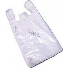 Press mikroténové taška 30 x 24 cm biela 100 kusov