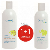 Ziaja Baby Colourful Bath magická pena do kúpeľa 400 ml + jemný šampón na vlasy 270 ml, duopack