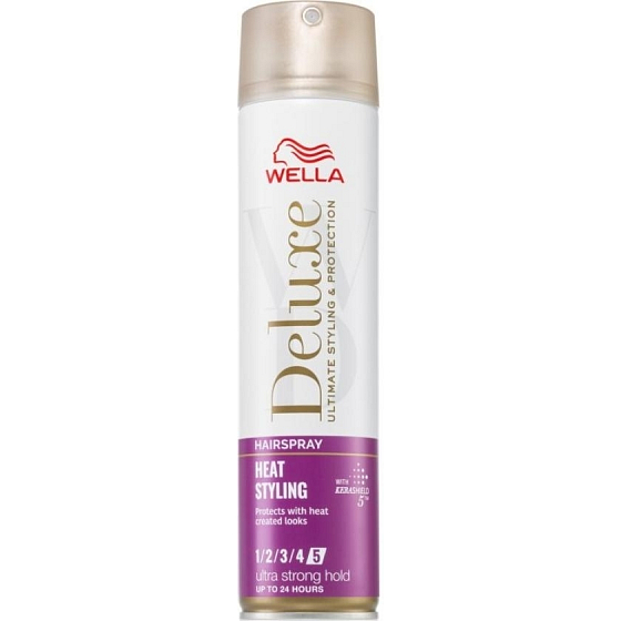 Wella Deluxe Heat Styling veľmi silno tužiaci lak na vlasy 250 ml