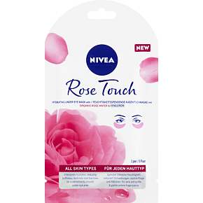 Nivea Rose Touch 10minútová hydratačná maska pod oči 1 pár