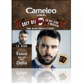 Delia Cosmetics Cameleo Men Grey Off farba na vlasy, bradu a fúzy 1.0 Čierna 2 x 15 ml