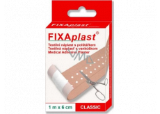 Textilná náplasť Fixaplast Classic s vankúšom 1 m x 6 cm