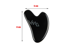 Onyx Gua Sha redukuje vrásky, opuchy, zlepšuje elasticitu pokožky 5 x 8 cm, kameň životnej sily