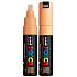 Posca Univerzálny akrylový popisovač so širokým brúseným hrotom 8 mm Svetlooranžový PC-8K