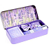 Esprit Provence Levanduľové toaletné mydlo 60 g + vonné vrecúško + krém na ruky 30 ml + plechová škatuľka s obrázkom levanduľového poľa, kozmetická sada pre ženy