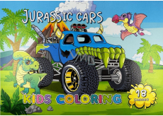 Ditipo Omaľovánky Cars Jurassic Cars 10 strán A4 210 x 297 mm