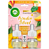 Air Wick Mango broskyňa Duo elektrický osviežovač tekutá náplň náhradná náplň 2 x 19 ml
