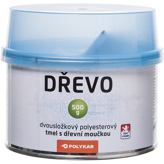 Polykar Dřevo dvojzložkový tmel na drevo, brúsiteľný, 500 g