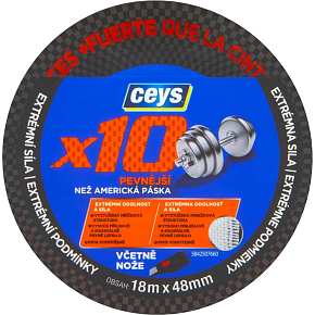 Ceys Profesionálna páska x10, 18 m × 48 mm