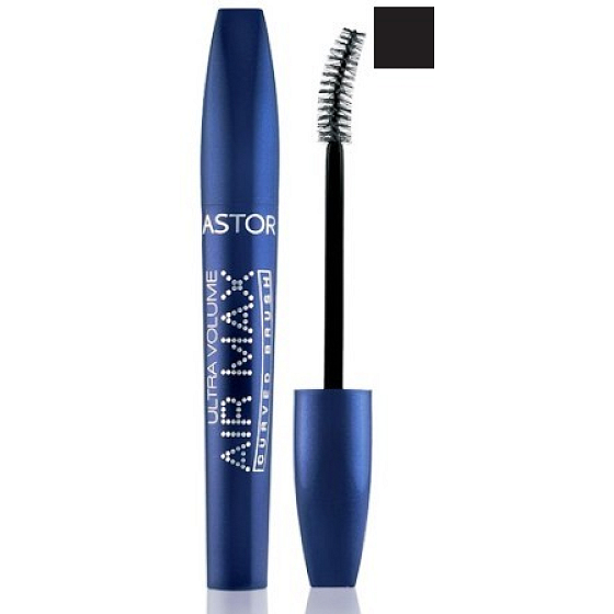Astor Air Max Curved riasenka so zahnutou kefkou 7 ml čierna