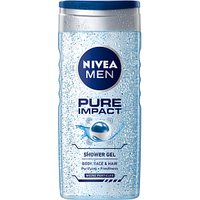Nivea Men Pure Impact sprchový gel, 250 ml