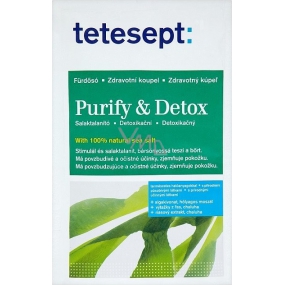 Tetesept Detoxikačný Purify & Detox morská soľ do kúpeľa 80 g