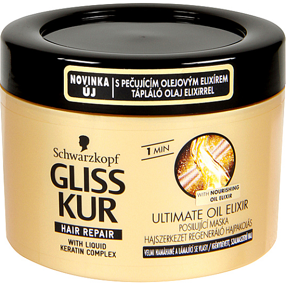 Gliss Kur Ultimate Oil Elixir posilňujúci maska 200 ml