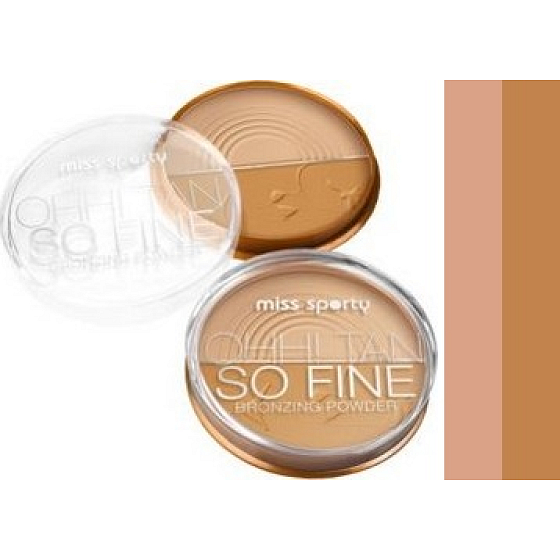Miss Sporty Ohh! Tan So Fine Bronzing Powder púder 001 I Am Blonde 6,2 g